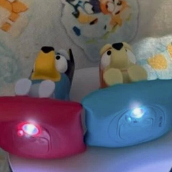 Bluey Bingo Nightlights / Flashlights (2pc FREE SHIP) Bluey Heeler Bingo Dog - Picture 7 of 8